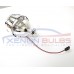 BI-Xenon Projector Lens with CCFL angel eye light HID H1 H7 H4 lense mini 2.5" ball chrome shroud